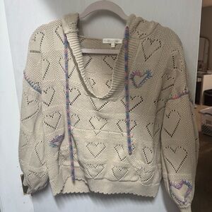 LoveShackFancy Meara hooded sweater